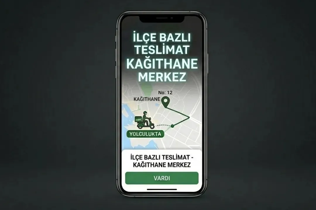 ilçe bazlı teslimat hizmeti